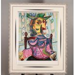 Pablo Picasso Limited Edition. "Seated Portrait of Dora Maar, 1939"