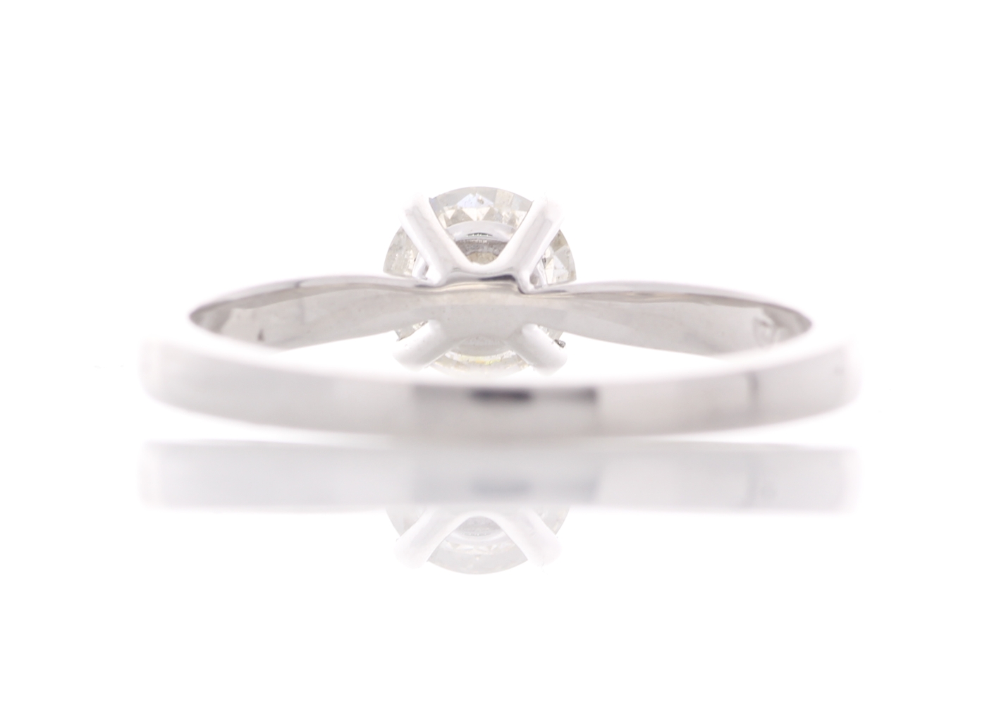 18ct White Gold Prong Set Diamond Ring 0.57 Carats - Image 3 of 5