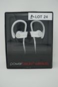 Beats by dr dre power 2 wireless earphones -in ear -white