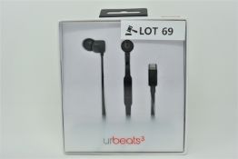 Beats by dr dre ur 3 in-ear earphones for ios devices -black