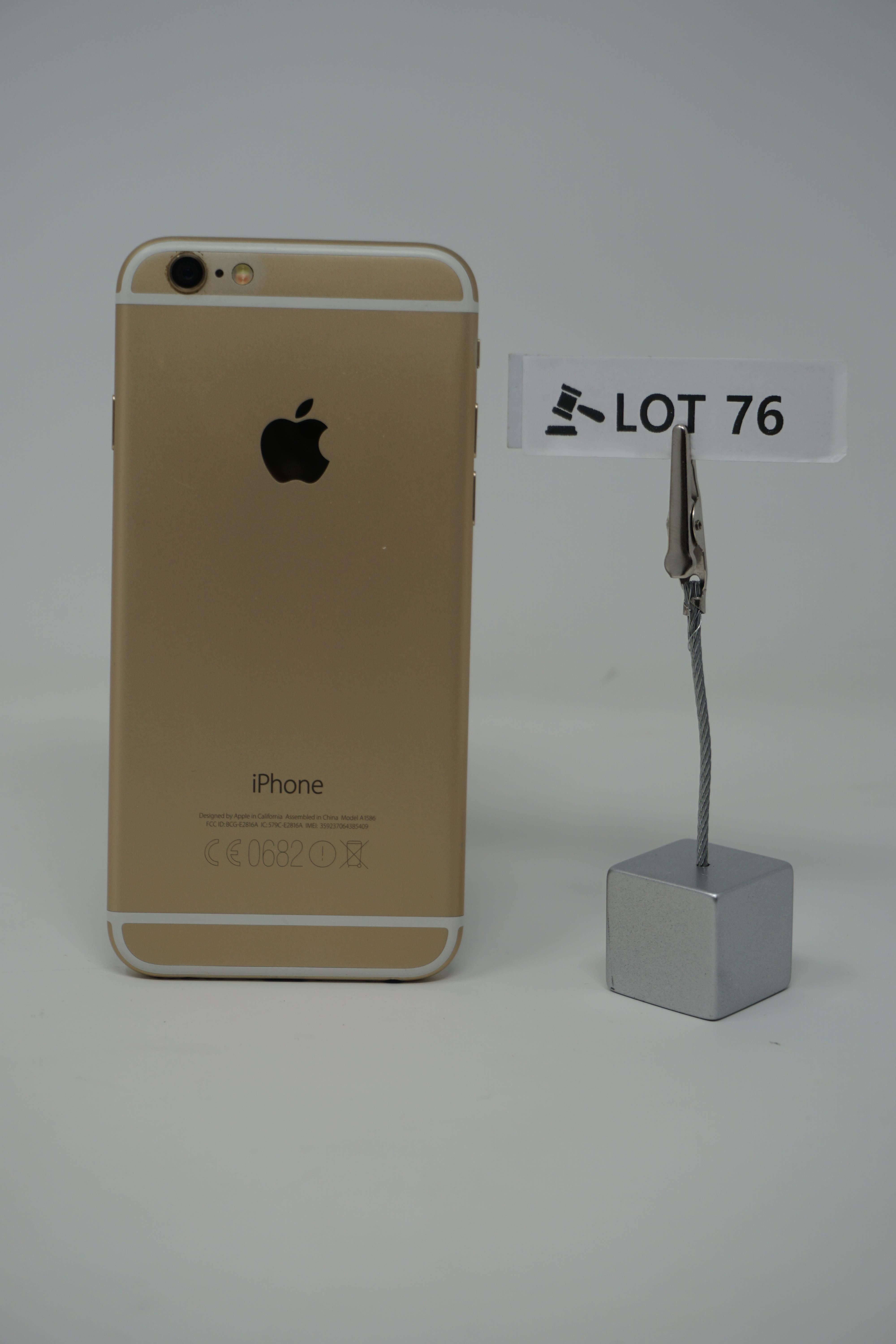 Apple iphone a1586- gold