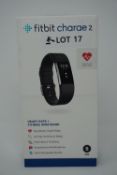 Fitbit charge 2 heart rate fitness wrist band -black