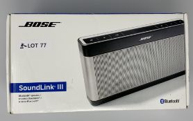 Bose soundlink bluetooth speaker iii