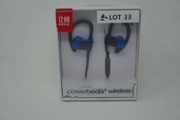 Beats by dr dre power 3 wireless earphones -in ear -active collection -blue
