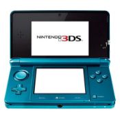 Nintendo 3ds handheld console - aqua blue