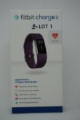 Fitbit charge 2 heart rate fitness wrist band - purple