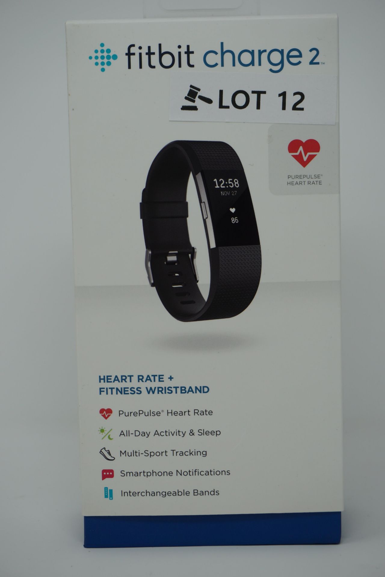 Fitbit charge 2 heart rate fitness wrist band - black