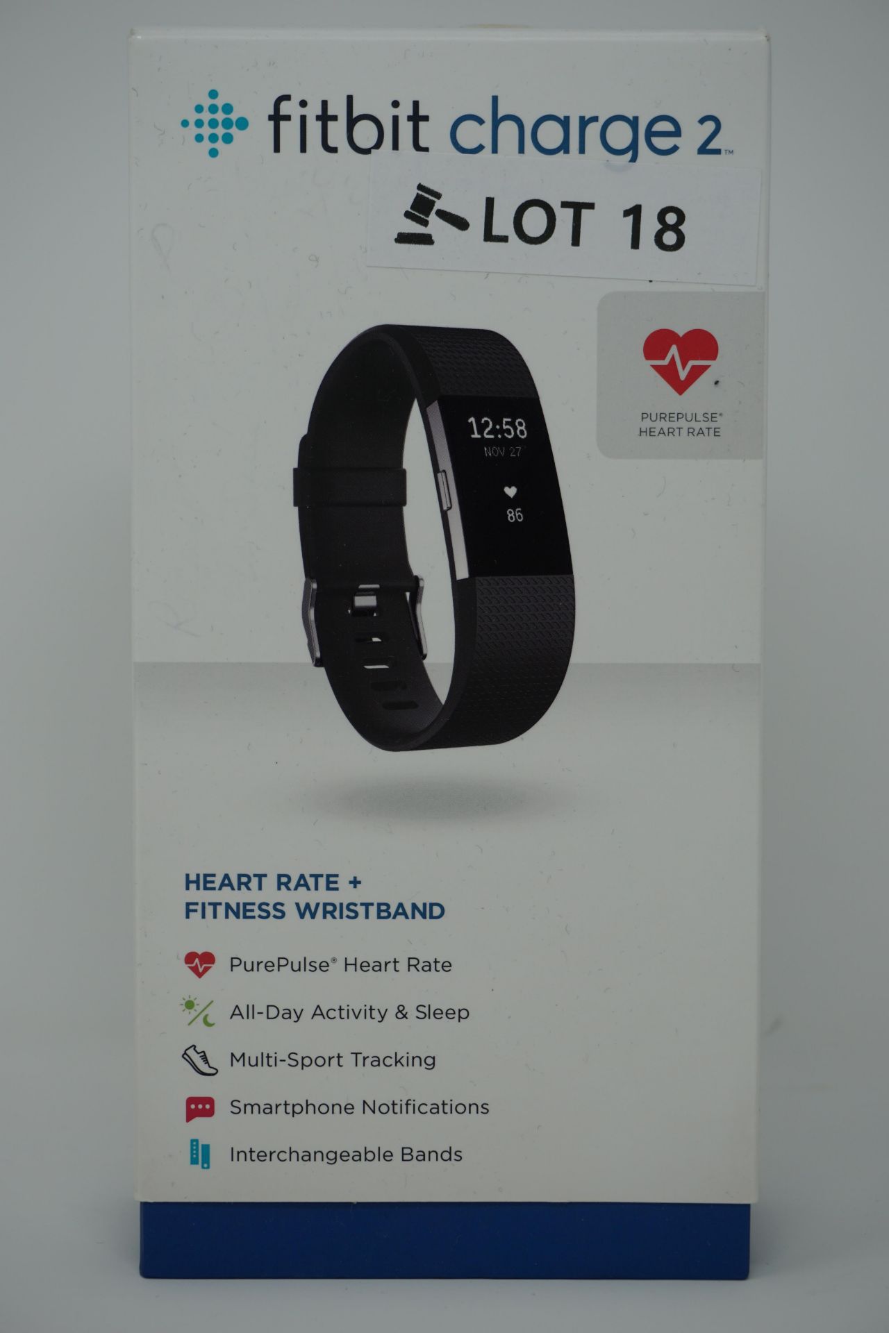 Fitbit charge 2 heart rate fitness wrist band - black