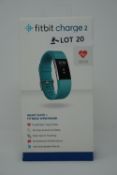 Fitbit charge 2 heart rate fitness wrist band - turquoise
