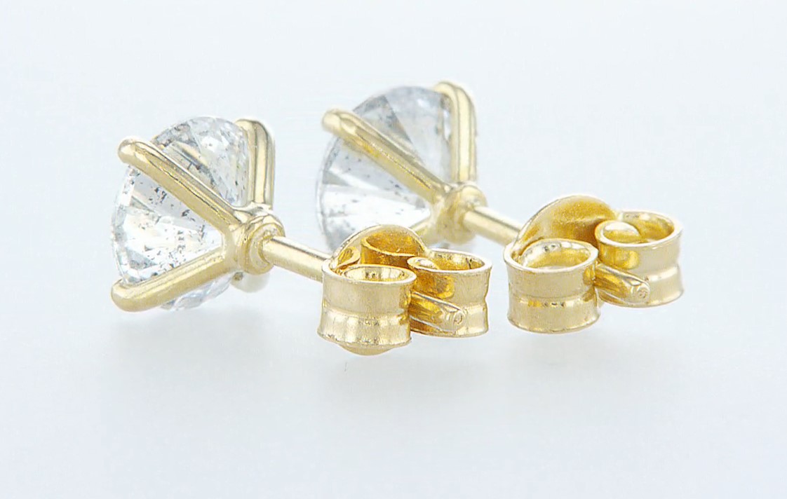 14 kt. White gold - Earrings - 2.11 ct Diamond - Diamonds - Image 3 of 6
