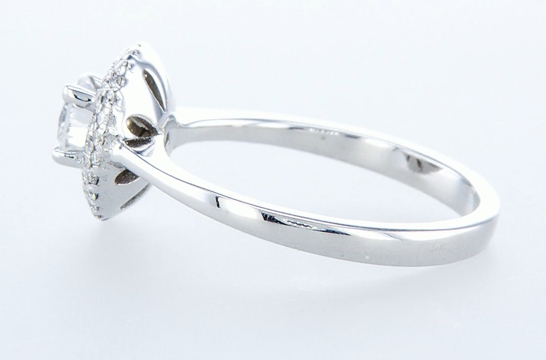 14 kt. White gold - Ring - 0.68 ct Diamond - Diamonds - Image 3 of 6