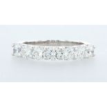 14 kt. White gold - Ring - 1.46 ct Diamond - Diamonds