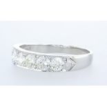 14 kt. White gold - Ring - 1.15 ct Diamond - Diamonds