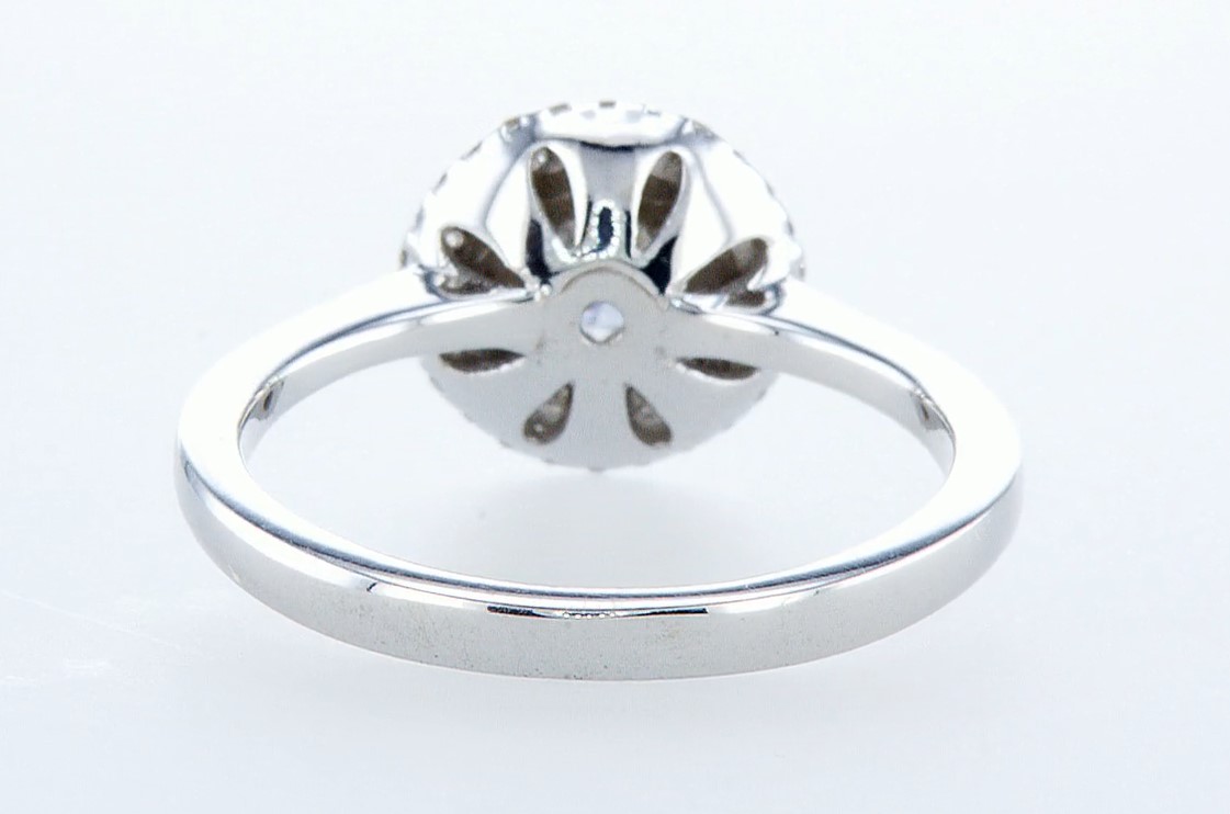 14 kt. White gold - Ring - 0.68 ct Diamond - Diamonds - Image 5 of 6