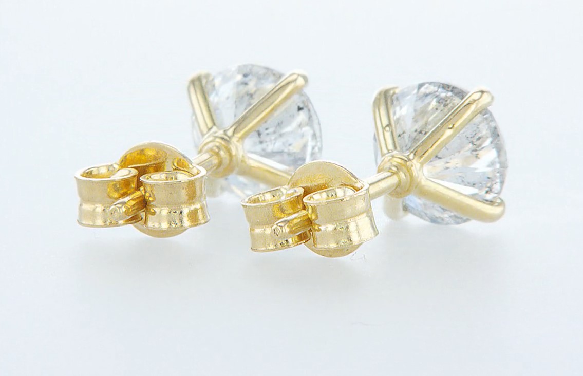 14 kt. White gold - Earrings - 2.11 ct Diamond - Diamonds - Image 4 of 6