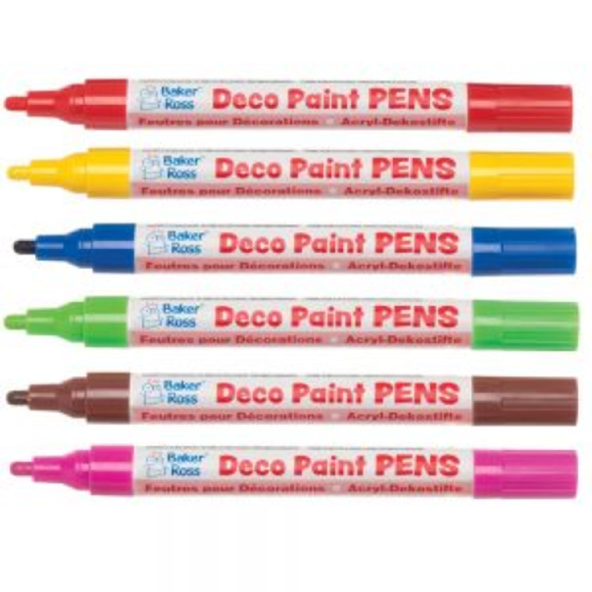 Acrylic Deco Pens Pack of 12 (4 Packs)