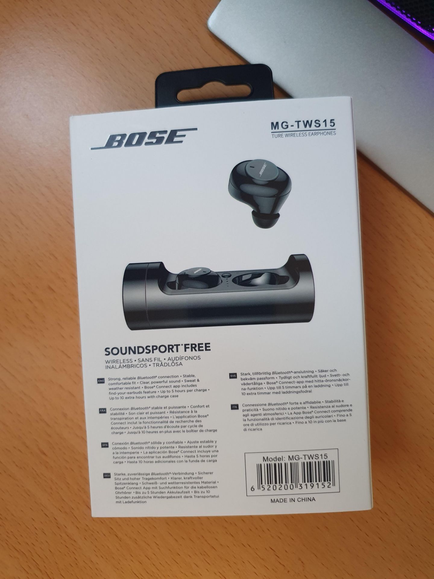 new bose mg-tws15 limited edition bluetooth earphones black rrp £249 - Image 2 of 2