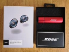 new bose sound sport wireless bluetooth earphones red rrp£249