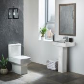 NEW (K106) Harbour Mirror with Avola Grey Frame - 900 x 600mm. RRP £176.49. H:900 x W:600mm P...