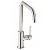 NEW (K79) Abode: Althia Brushed Nickel Tap AT1259. RRP £123.99. Tap Height: 322mm Spout Reach...