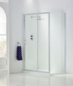 NEW (K151) Scudo 1200x900mm Sliding Shower Enclosure. RRP £349.99. S6 Sliding Shower Door made...