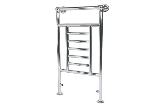 (G135)914x535mm Victorian Traditional Chrome Radiator. TOWEL RADIATOR 914 X 535MM CHROME.