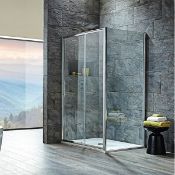 NEW (K236) Scudo 1200mm Sliding Door. RRP £362.74. 8mm toughened safety glass 1900mm tall Co...