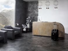 10.01 Square Meters of Porcelanosa Mirage Dark Wall and Floor Tiles. 59.6x120cm per tile. The i...