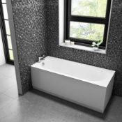Noken Porcelanosa 1700x700mm Single Ended Round Bath. Manufactured from highly durable acrylic,...