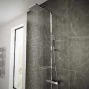 NEW (K71) Vira Square Thermostatic Shower Set with Dual Valve. Made from brass, stainless steel...
