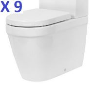 BS105 - 9 x Euro Mono CC Toilet Pans RRP £1575