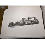 Alan Stammers and Johnny Herbert Signed Limited Edition Print