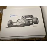 Christian Fittipaldi and Alan Stammers Signed Limited Edition Print