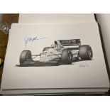 Christian Fittipaldi and Alan Stammers Signed Limited Edition Print