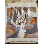 The Wacky Wabbit Limited Edition Print RARE