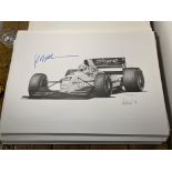 Christian Fittipaldi and Alan Stammers Signed Limited Edition Print