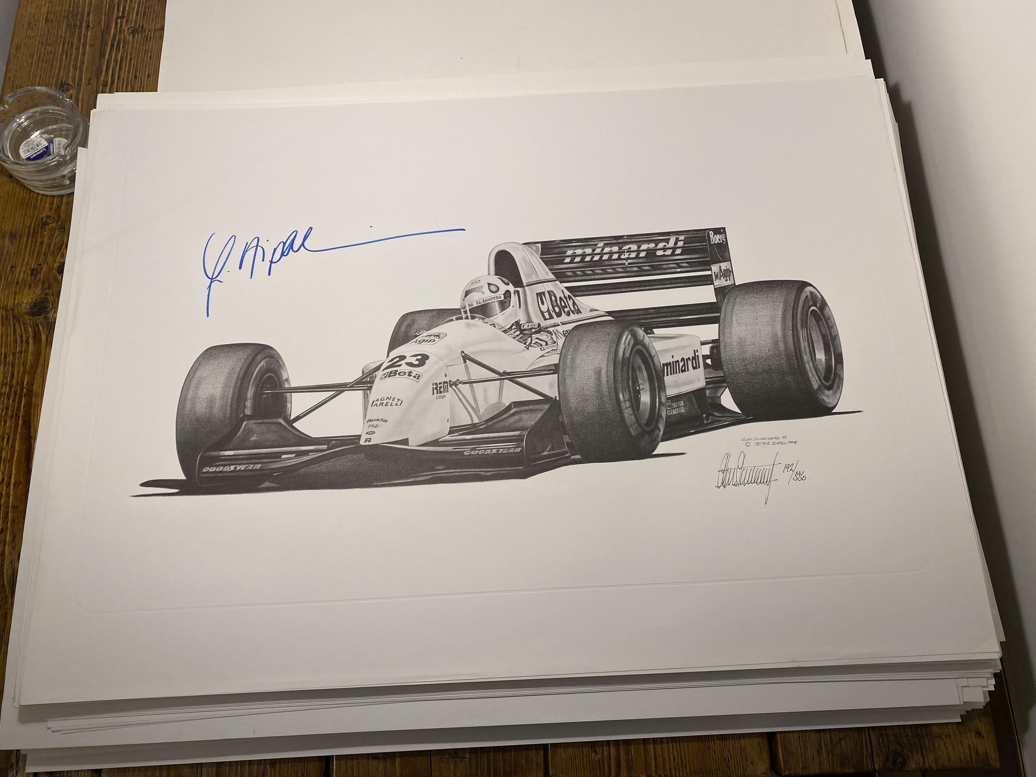 Christian Fittipaldi and Alan Stammers Signed Limited Edition Print