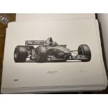 Alan Stammers Signed David Coulthard Limited Edition Print