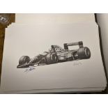 Alan Stammers and Johnny Herbert Signed Limited Edition Print