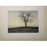 Martin Caulkin Signed Limited Edition Print, The Ploughed Field 1984.