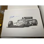 Christian Fittipaldi and Alan Stammers Signed Limited Edition Print