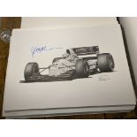 Christian Fittipaldi and Alan Stammers Signed Limited Edition Print
