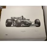 Alan Stammers Signed David Coulthard Limited Edition Print