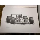 Alan Stammers Signed Emmerson Fittipaldi Limited edition Print