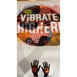 Victoria Topping Hand Finished Limited Edition Print, Vibrate Higher