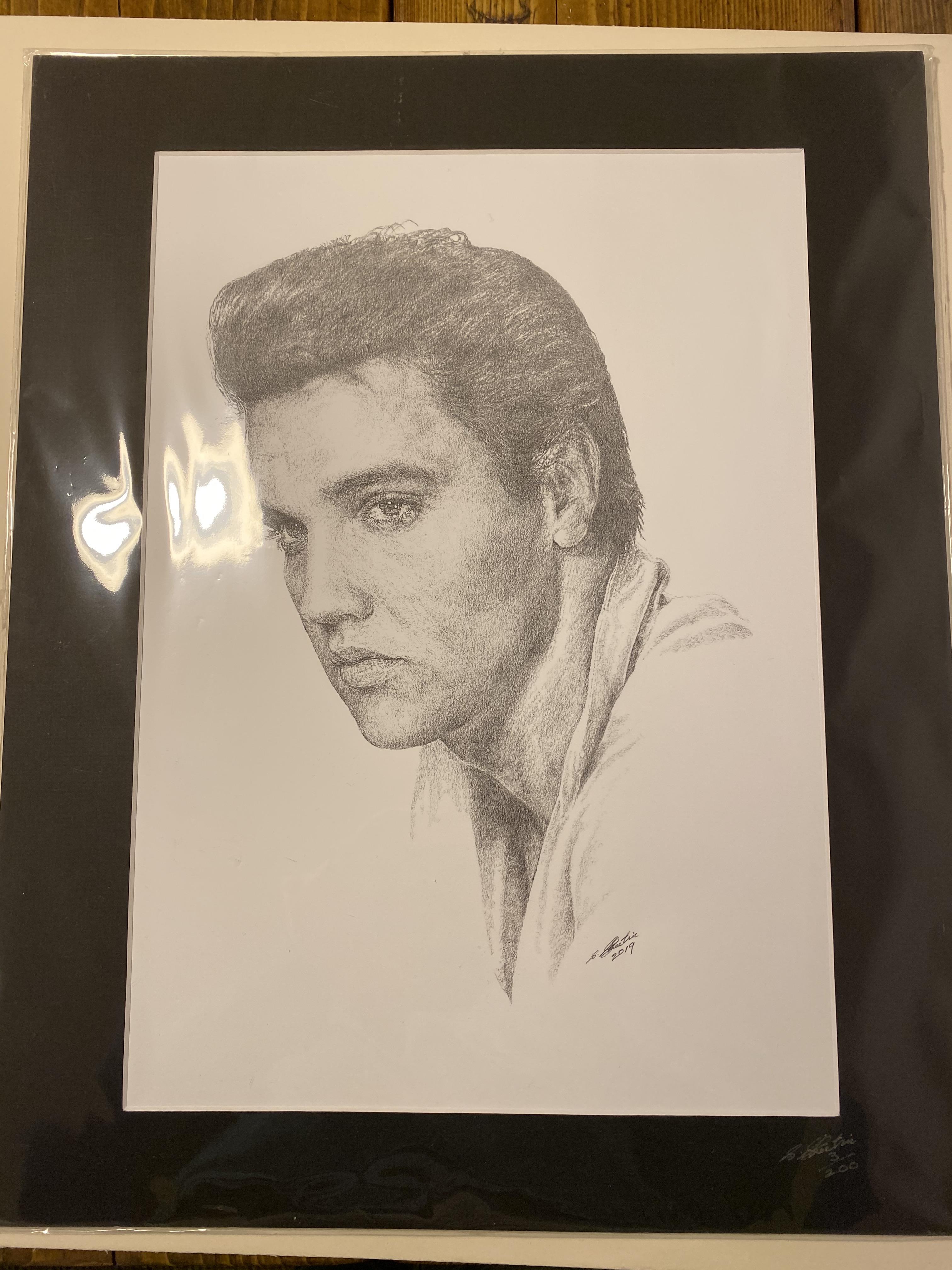 Steven Streetin Signed Limited Edition Prints of Elvis Presley - Image 2 of 5