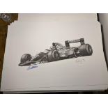 Alan Stammers and Johnny Herbert Signed Limited Edition Print