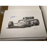 Christian Fittipaldi and Alan Stammers Signed Limited Edition Print