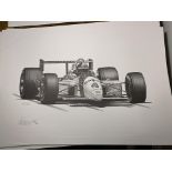 Alan Stammers Signed Emmerson Fittipaldi Limited edition Print