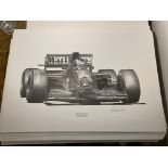 Alan Stammers signed Gerhard Berger Limited Edition Print